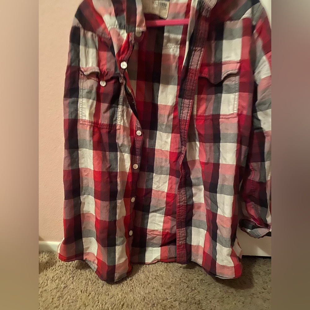 Red and white flannel